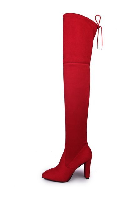 Damen Overknee-Stiefel mit High Heels – Eleganz trifft Power